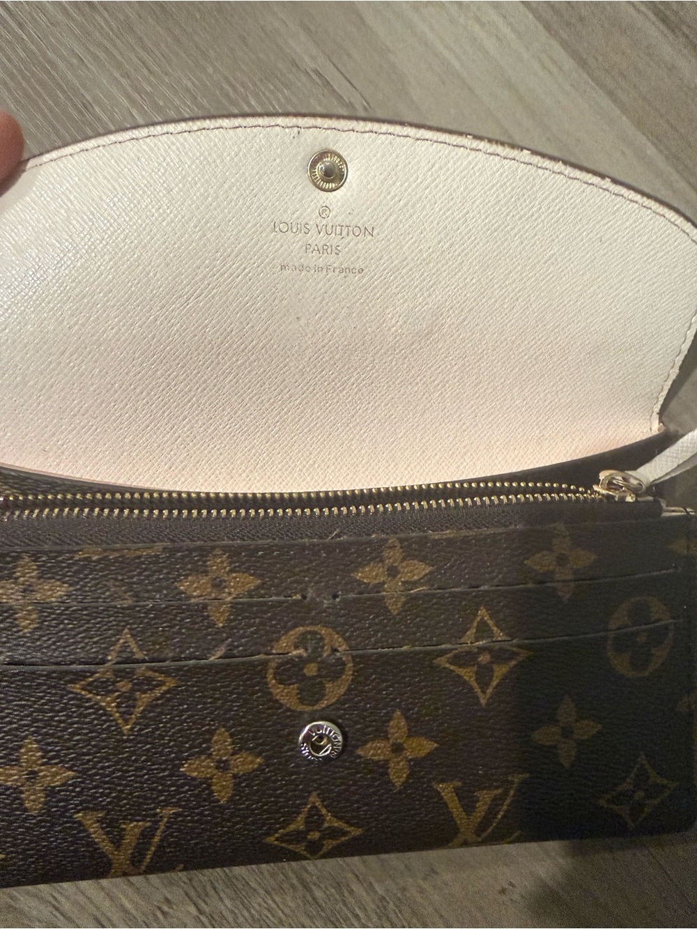 Monogram Canvas Continental Wallet in Brown and Gold - Picture 5 of 5